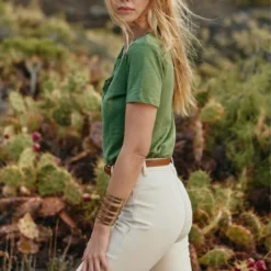 La Petite EtoileT-Shirt TALSMO - Kaki en coton