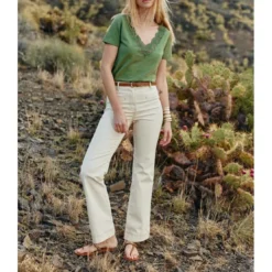 La Petite EtoileT-Shirt TALSMO - Kaki en coton