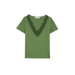 La Petite EtoileT-Shirt TALSMO - Kaki en coton