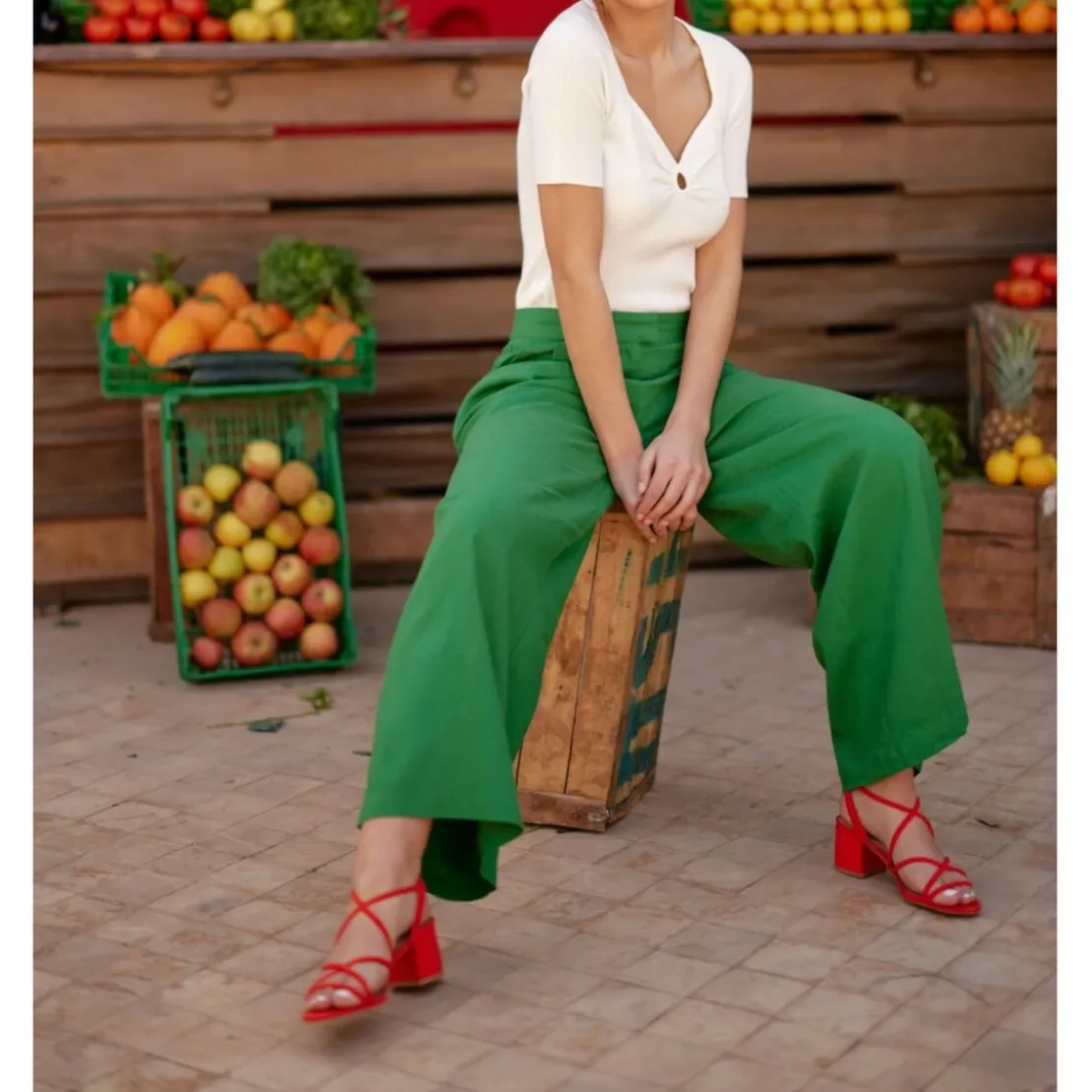 La Petite EtoileT-Shirt THERESA blanc en viscose
