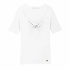 La Petite EtoileT-Shirt THERESA blanc en viscose