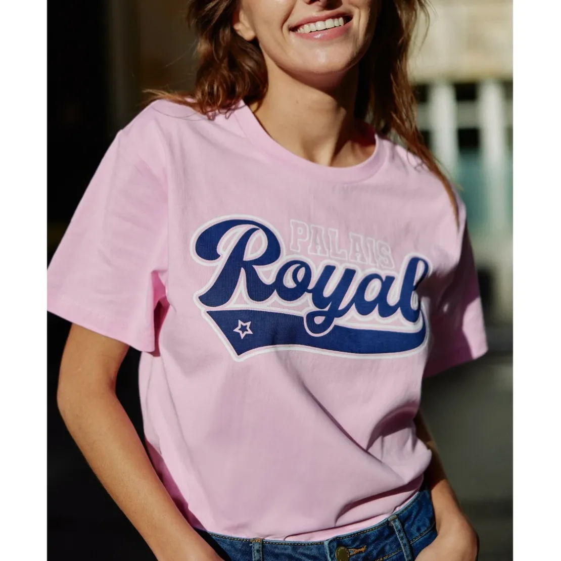 La Petite EtoileT-Shirt TROYAL rose en coton