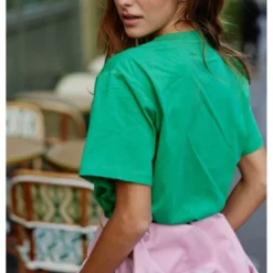La Petite EtoileT-Shirt TROYAL vert en coton