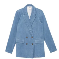 La Petite EtoileVeste bleu gris VICTOIRE en coton