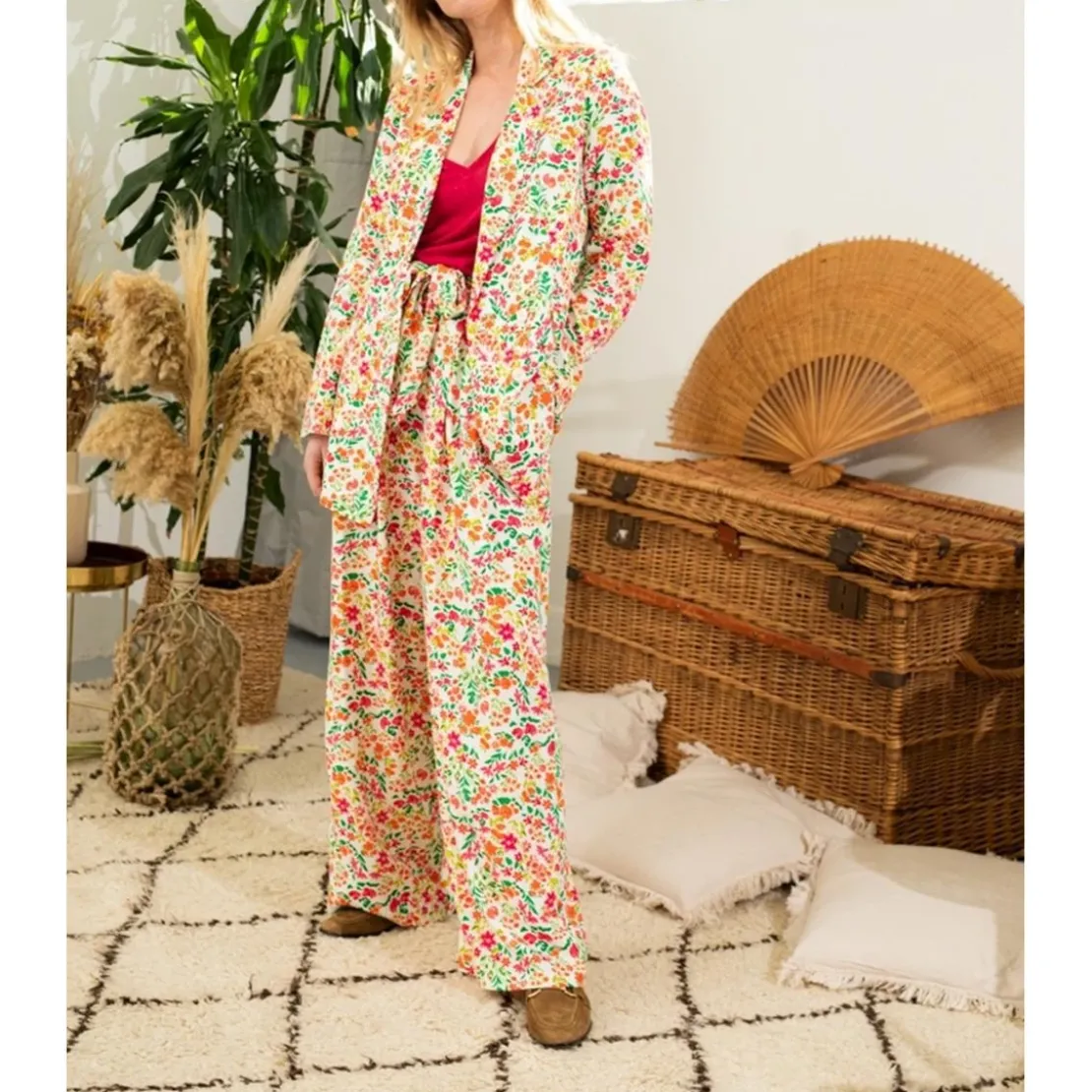 La Petite EtoileVeste EDMA multicolore en coton