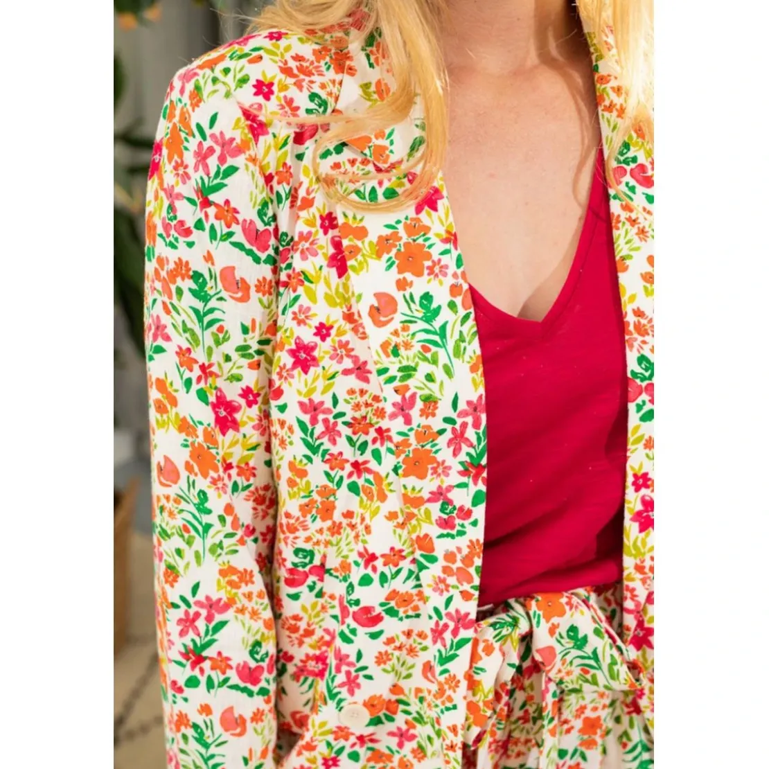 La Petite EtoileVeste EDMA multicolore en coton