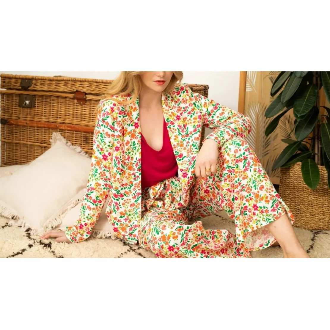 La Petite EtoileVeste EDMA multicolore en coton