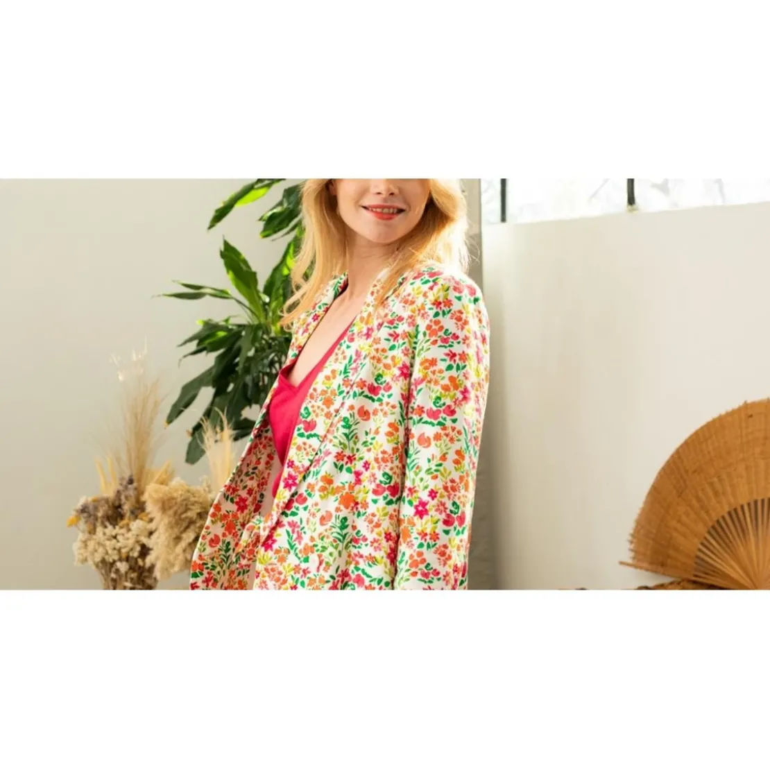 La Petite EtoileVeste EDMA multicolore en coton