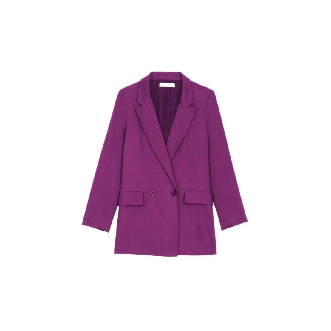 La Petite EtoileVeste Hilton violet en coton
