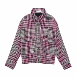 La Petite EtoileVeste VAL tweed rouge