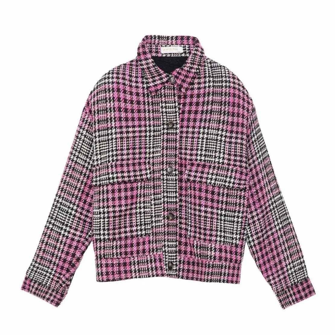 La Petite EtoileVeste VAL tweed rouge