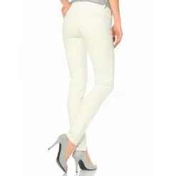 Laura ScottJegging stretch Laura Scott - Beige écru en coton