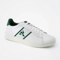 Le coq sportifBaskets CLASSIC SOFT Blanc/Noir en cuir