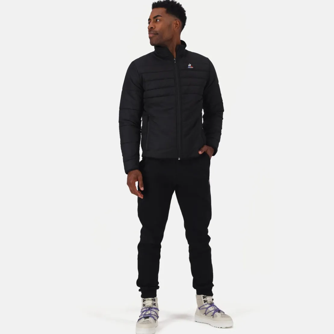 Le coq sportifESS Doudoune Light N°1 M noir