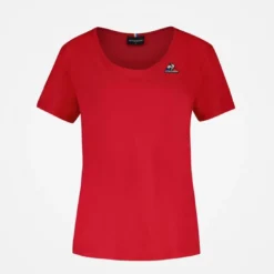 Le coq sportifT-shirt Femme manches courtes ESS N°1 W rouge camuset en coton