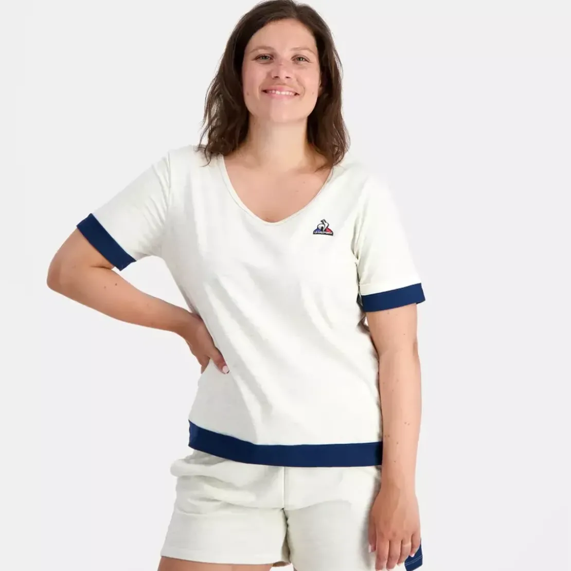 Le coq sportifT-shirt SAISON SS N°2 W Beige en coton