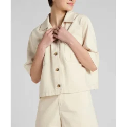 LeeBlouson Femme en Cotonécru