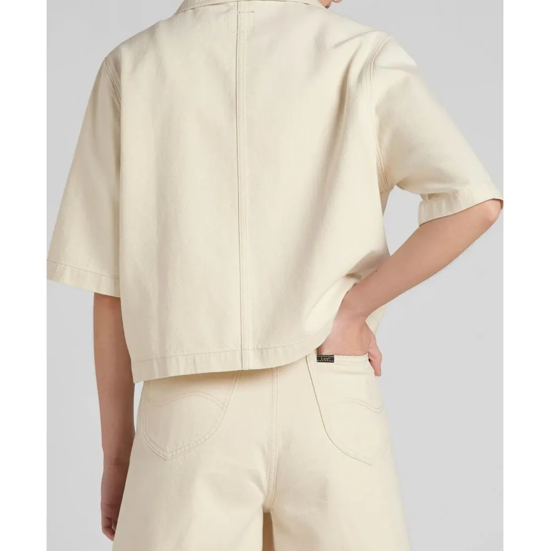 LeeBlouson Femme en Cotonécru