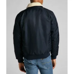 LeeBlouson Homme Flight Jacket bleu foncé en nylon