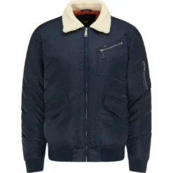 LeeBlouson Homme Flight Jacket bleu foncé en nylon