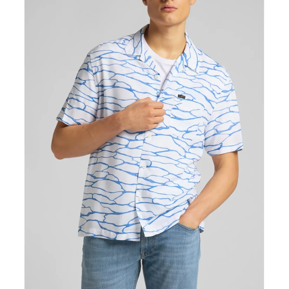 LeeChemise blanche Resort 100% Viscoseen coton