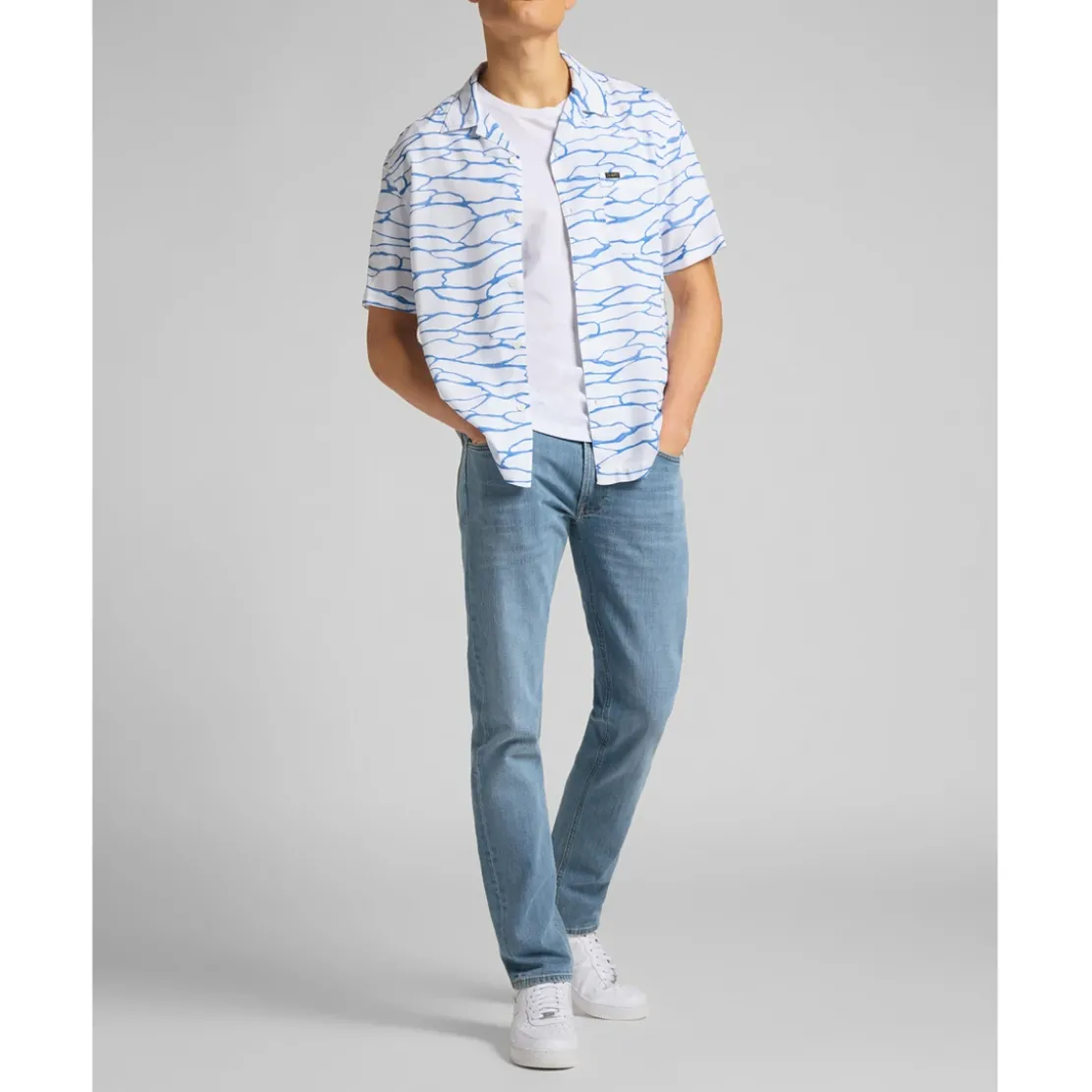 LeeChemise blanche Resort 100% Viscoseen coton