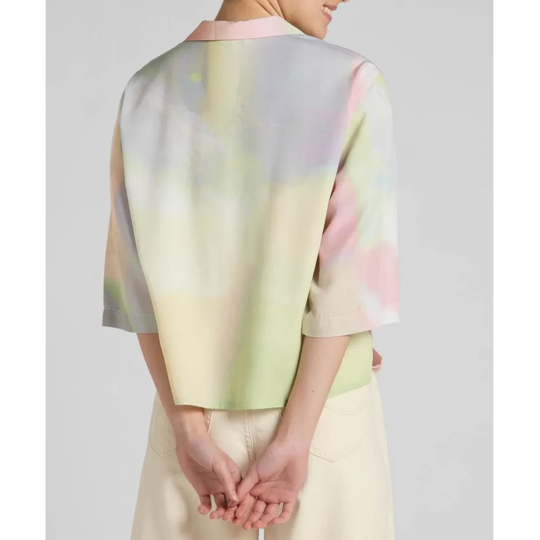 LeeChemise Femme en Coton Modal vert