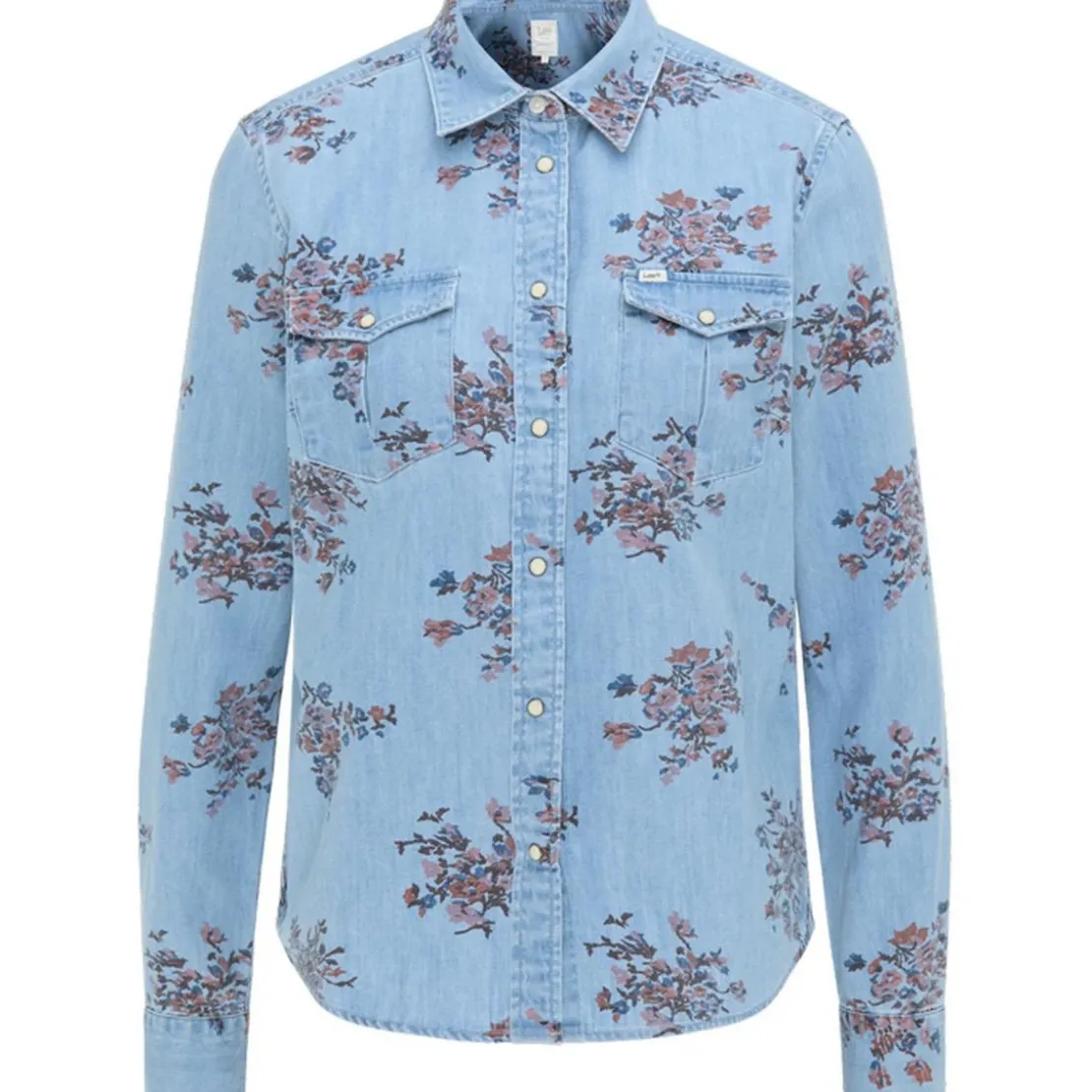 LeeChemise Femme Regular Western Shirt bleu ciel en coton