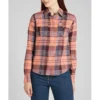 LeeChemise Femme Regular Western Shirt orange en coton