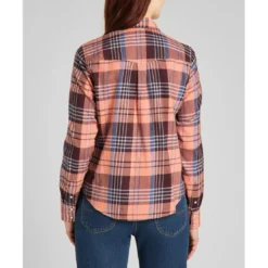 LeeChemise Femme Regular Western Shirt orange en coton