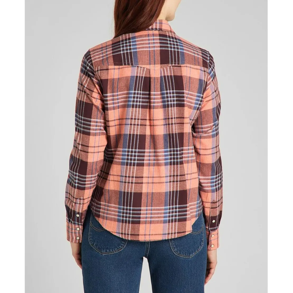 LeeChemise Femme Regular Western Shirt orange en coton