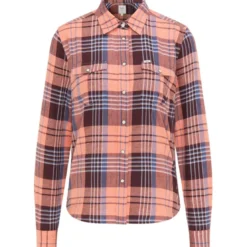 LeeChemise Femme Regular Western Shirt orange en coton