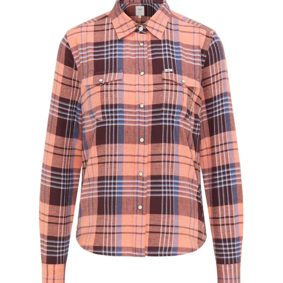 LeeChemise Femme Regular Western Shirt orange en coton
