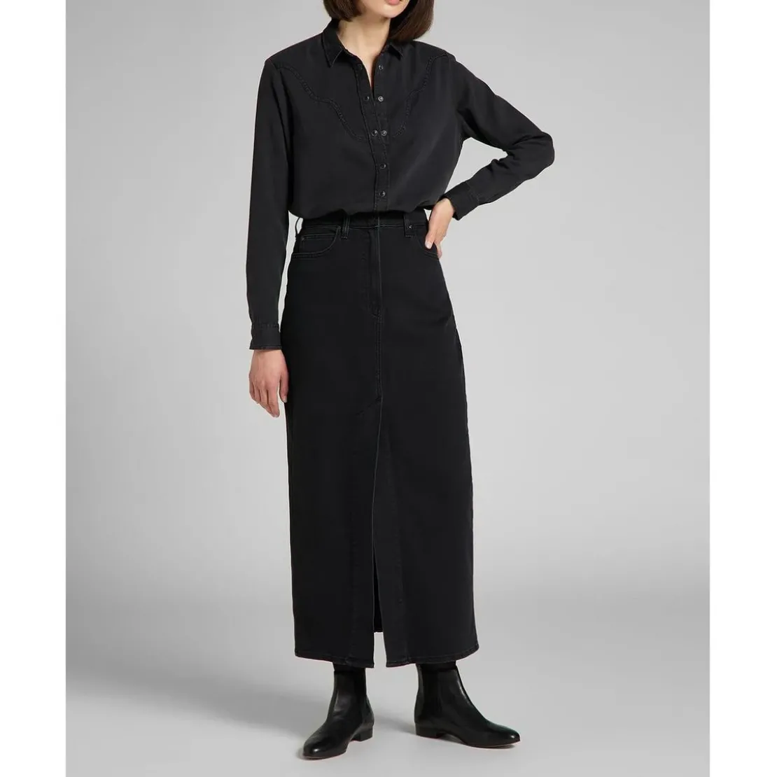LeeChemise Femme Western Shirt noir