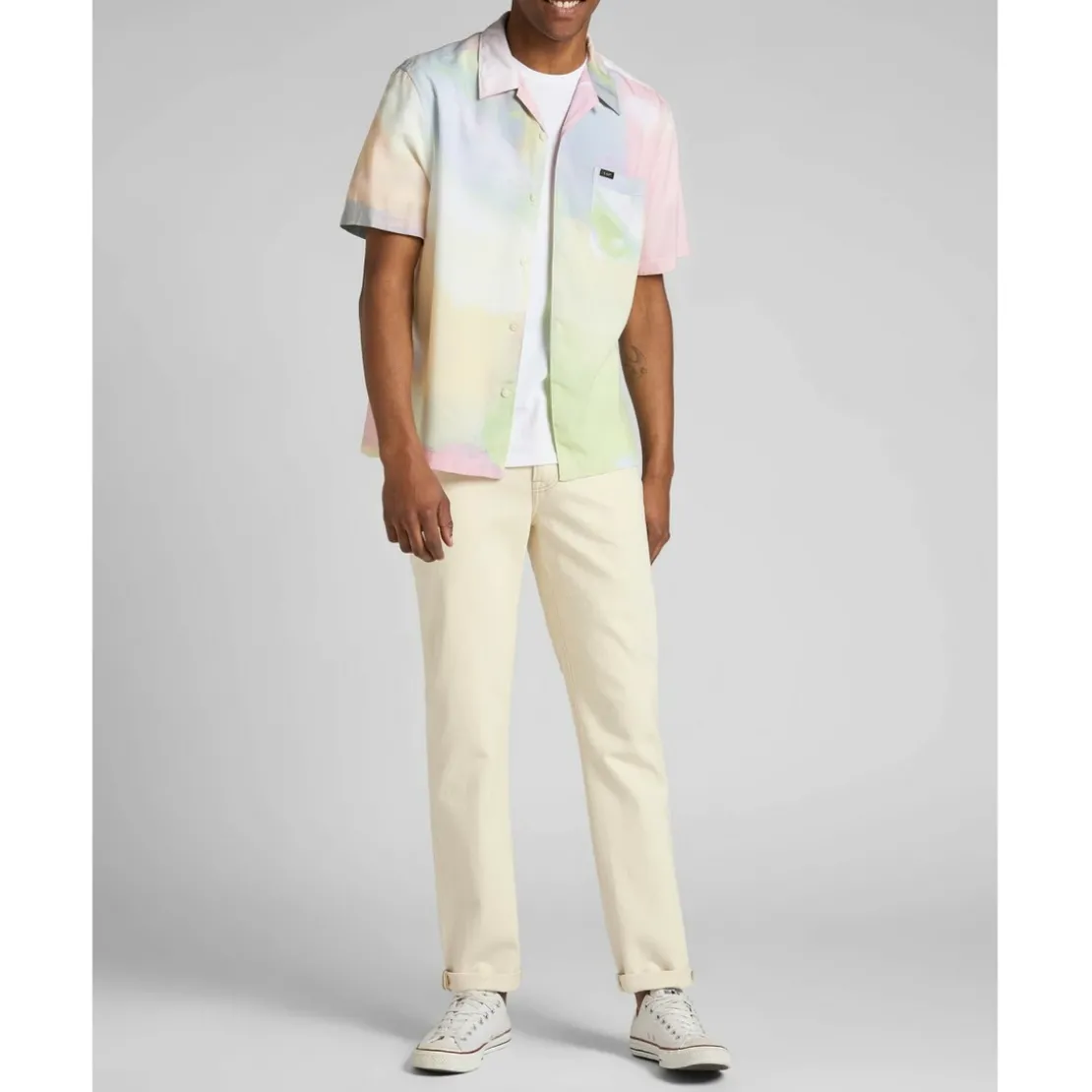 LeeChemise pour homme en Cotonvert