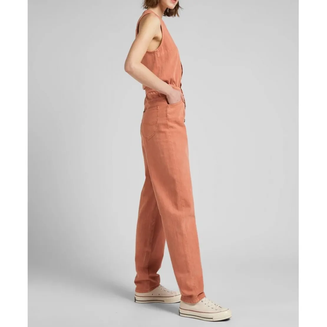LeeCombinaison Femme - Saumon rouge en coton