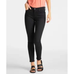 LeeJean femme slim noir Scarlett longueur 31 en coton