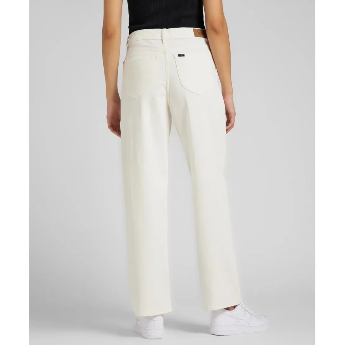 LeeJean Flare Femme - Blanc en coton