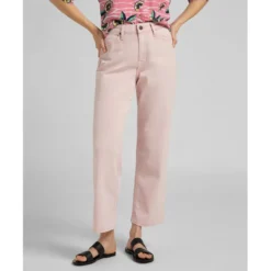 LeeJean flare Wide Leg Rose longueur 31 en coton
