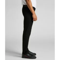 LeeJean Homme droit noir Daren Zip Fly longueur 32 en coton