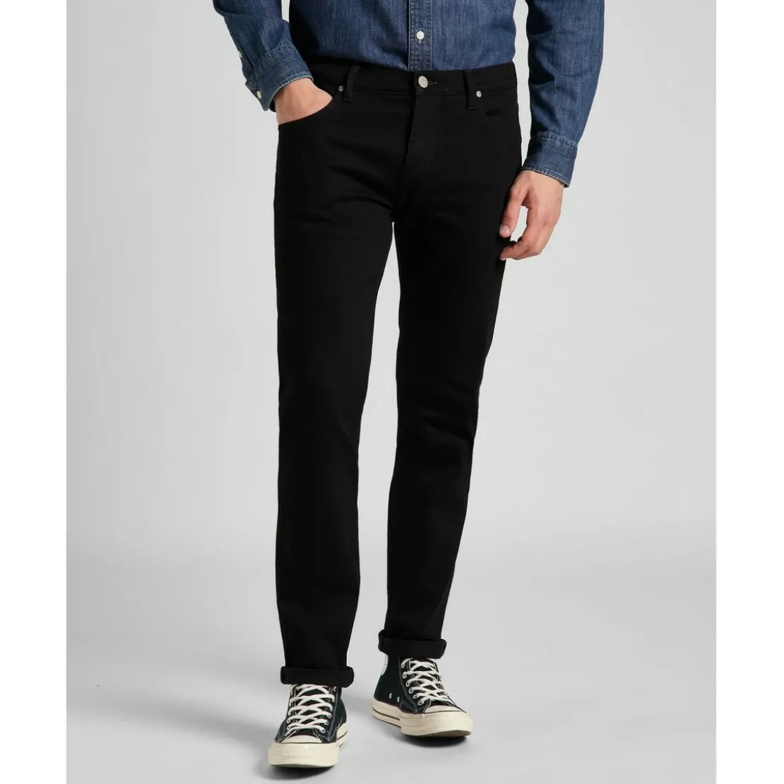 LeeJean Homme noir Rider L32 en coton
