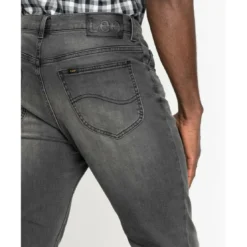 LeeJean homme slim gris Rider longueur 32 en coton