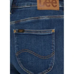 LeeJean Slim Femme en Coton bleu