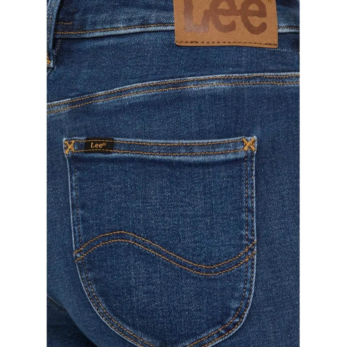 LeeJean Slim Femme en Coton bleu