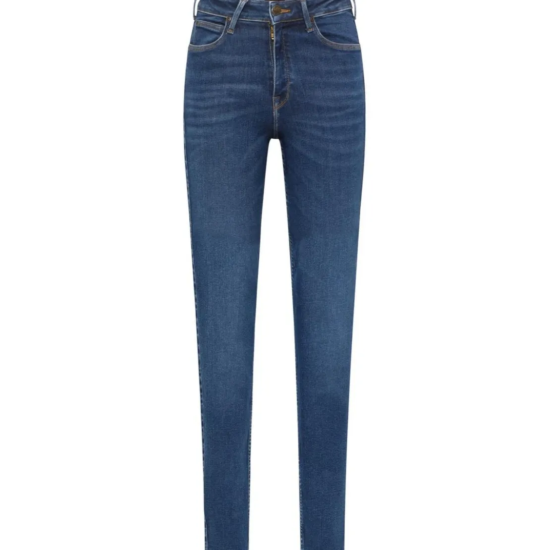 LeeJean Slim Femme en Coton bleu