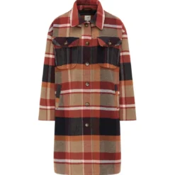 LeeManteau Femme Wool Coat bleu foncé en laine