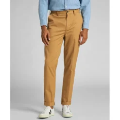 LeePantalon Chino Homme Tapered Chino marron en coton
