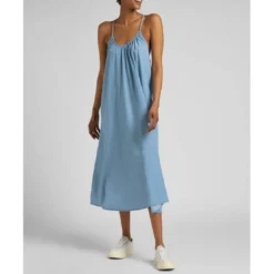 LeeRobe Femme en Lyocell bleu