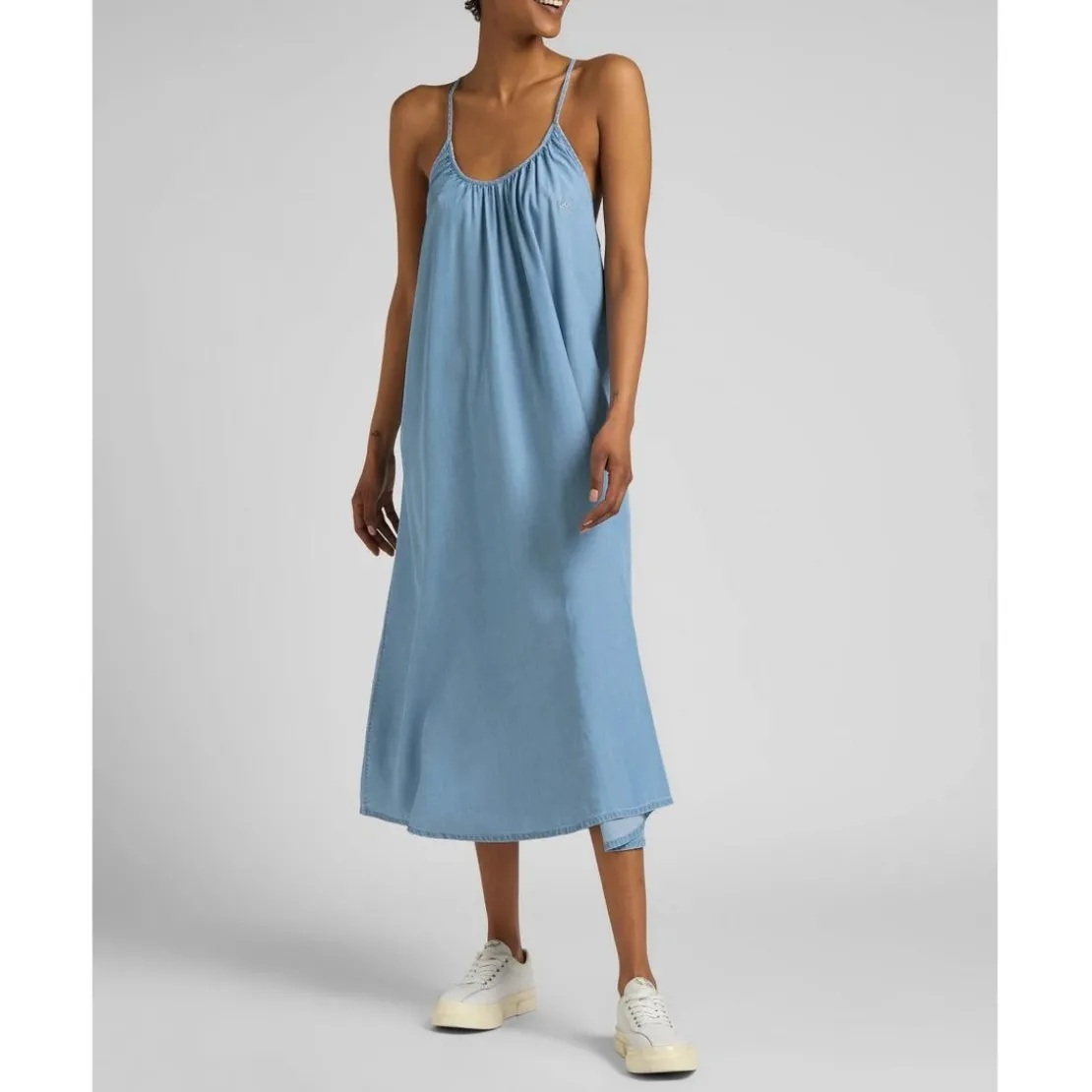 LeeRobe Femme en Lyocell bleu