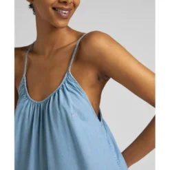 LeeRobe Femme en Lyocell bleu
